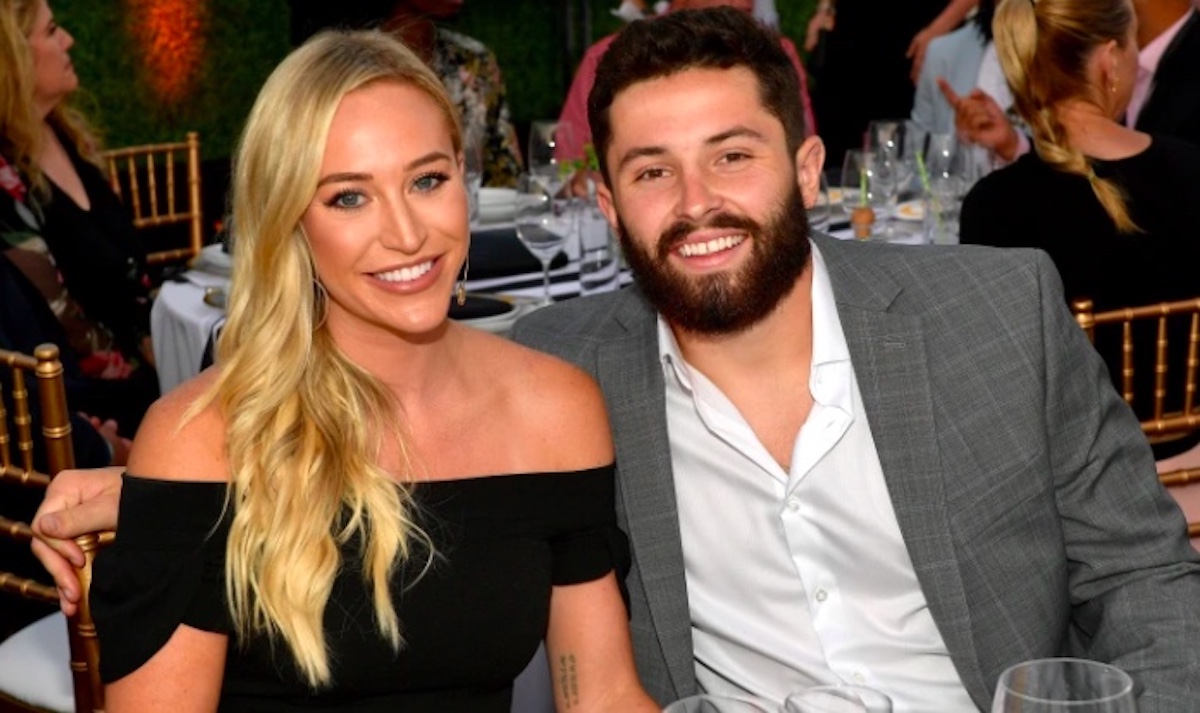 Baker Mayfield's wife, Emily, gushes over 'best company' at game