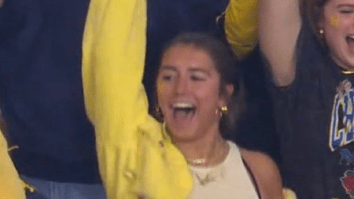 JJ McCarthy’s Girlfriend Goes Viral During Michigan-TCU Fiesta Bowl Game