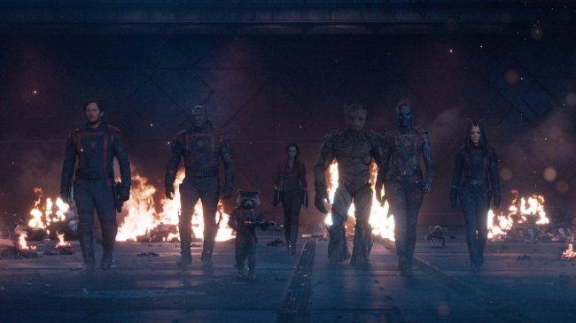 guardians of the galaxy walking in vol 3
