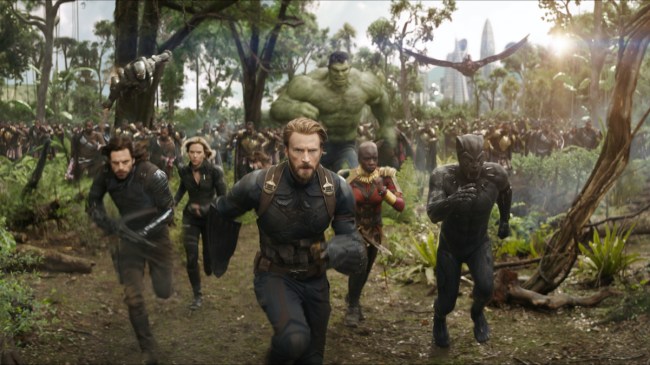 the avengers running in the trailer for infinity war