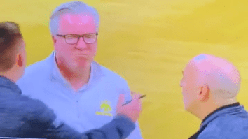 Iowa’s Basketball Coach Has Peak ‘Hold Me Back’ Moment With Ref After Getting T’d Up