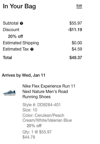 nike running shoes under $50