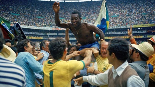 brazil legend pele at the 1970 world cup