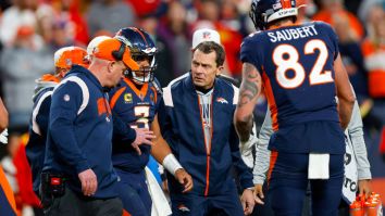 Russell Wilson Gets Knocked Out Cold, Suffers Nasty-Looking Bump On Head After Big Hit