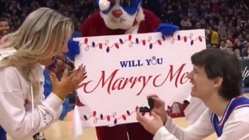 Boyfriend Of Sixers Dancer Fires Back At Haters Saying She’s Out Of His League