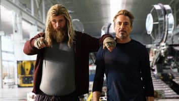 Robert Downey Jr. Heaped Praise On Chris Hemsworth For This Improvised Moment In ‘Avengers: Endgame’