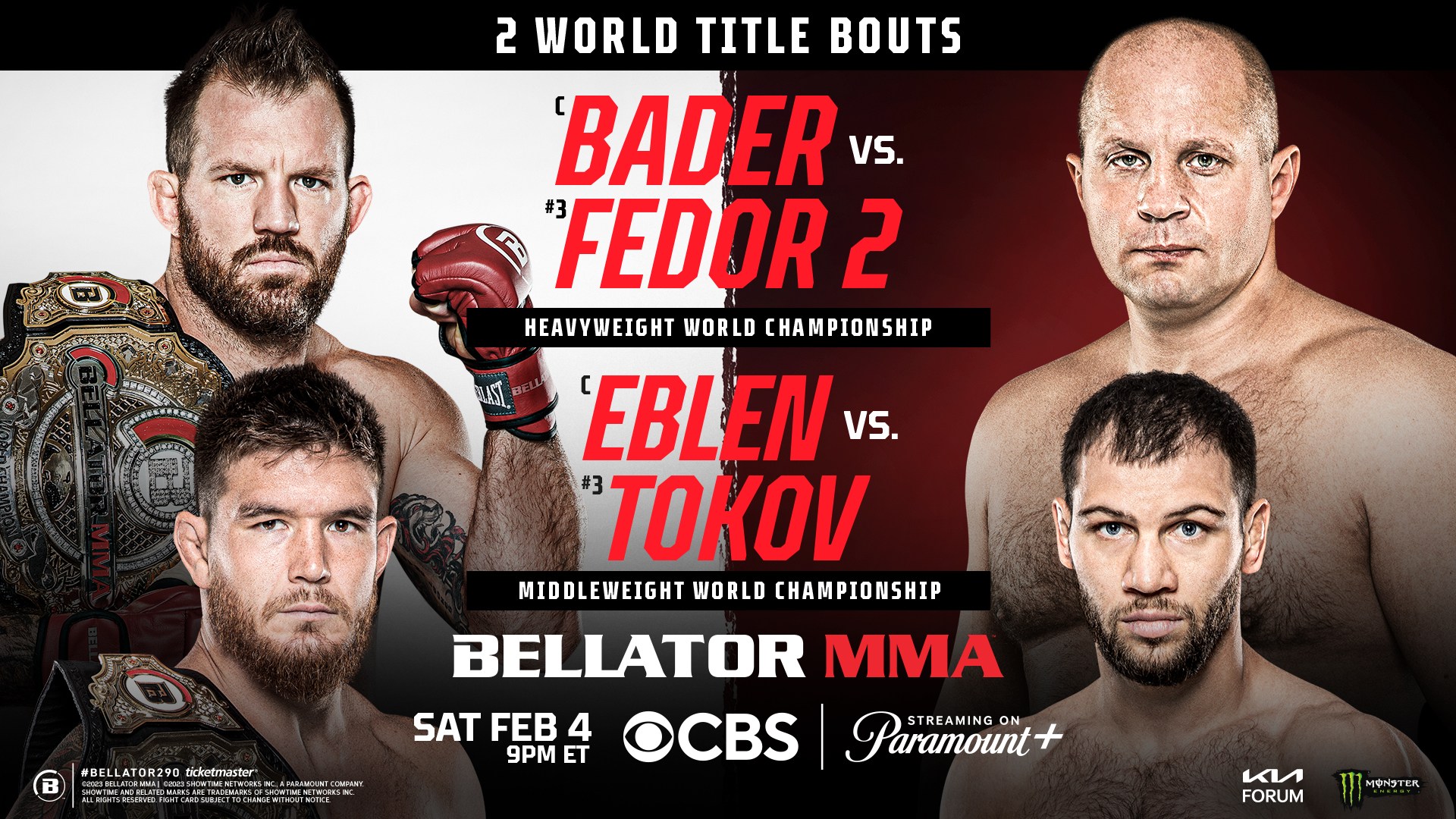 Is Bellator 290: Bader vs. Fedor 2 the Biggest Fight in Bellator MMA ...