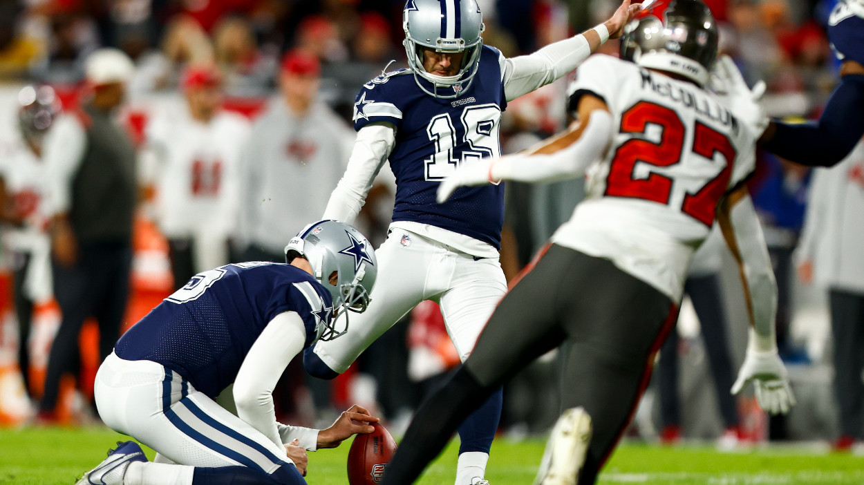 Media Accuses Brett Maher Of Point Shaving In Playoff Win Over Bucs