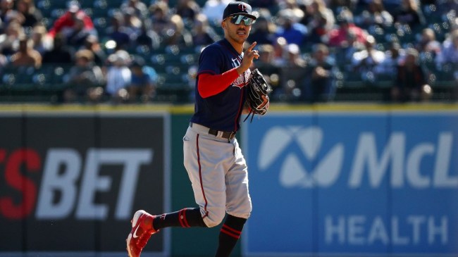 Carlos Correa playing for the minnesota twins
