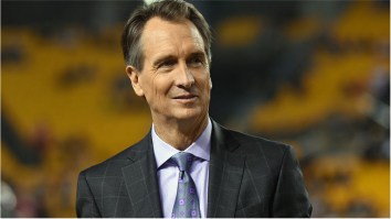 Fans Rip Cris Collinsworth For Constantly Gushing Over Patrick Mahomes Throughout Chiefs-Jaguars Playoff Game