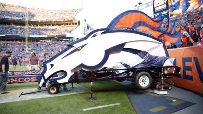 Giant Denver Broncos logo