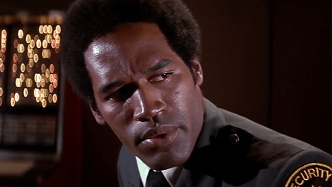 O.J. Simpson in The Towering Inferno