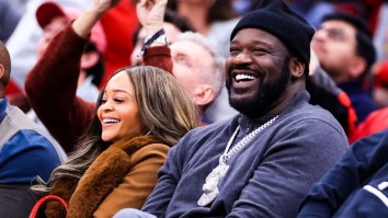 Shaquille O’Neal Hilariously Grew Baby Hairs After Losing Bet To Candace Parker