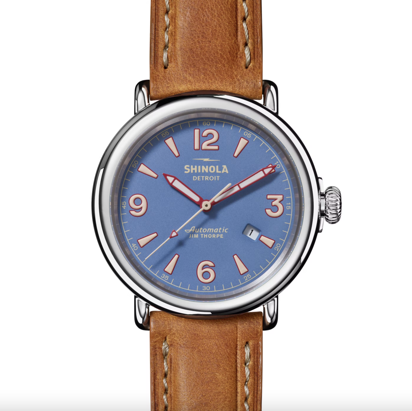 Built Different Get The Shinola Runwell Jim Thorpe Watch At Huckberry