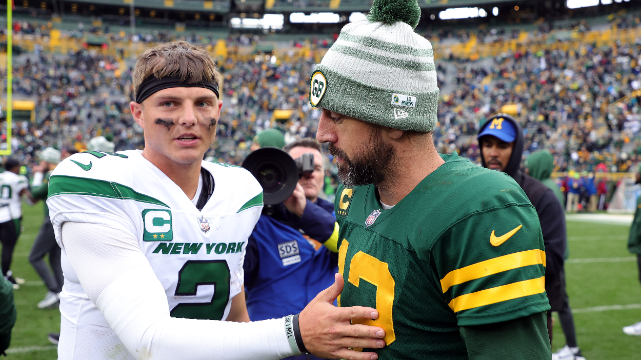 Aaron Rodgers Had One-Word Reaction To Zach Wilson's Performance, The Spun