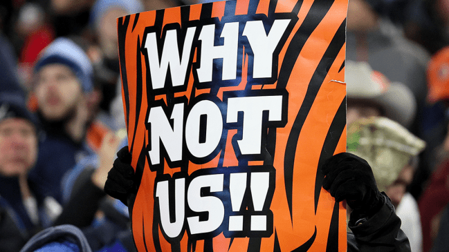 Cincinnati Bengals fan why not us sign