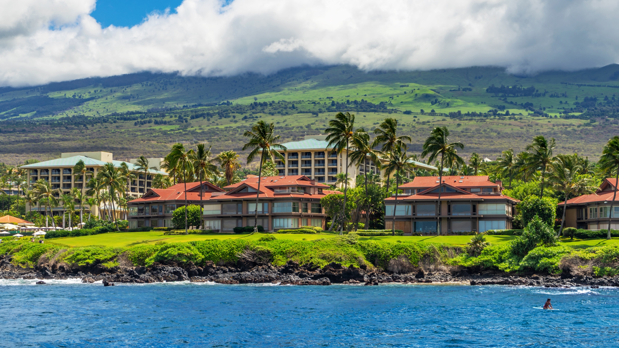 White Lotus style resort in Hawaii