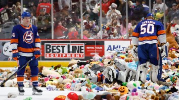 AHL Game Ends Early After Being Interrupted By Record-Breaking ‘Teddy Bear Toss’