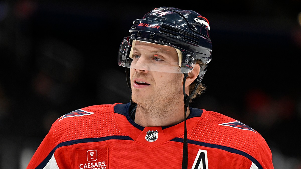 John Carlson's ear had to be reattached after he took a slap shot