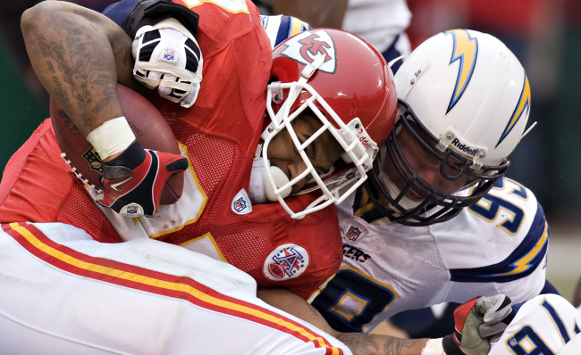 larry johnson rushing for chiefs