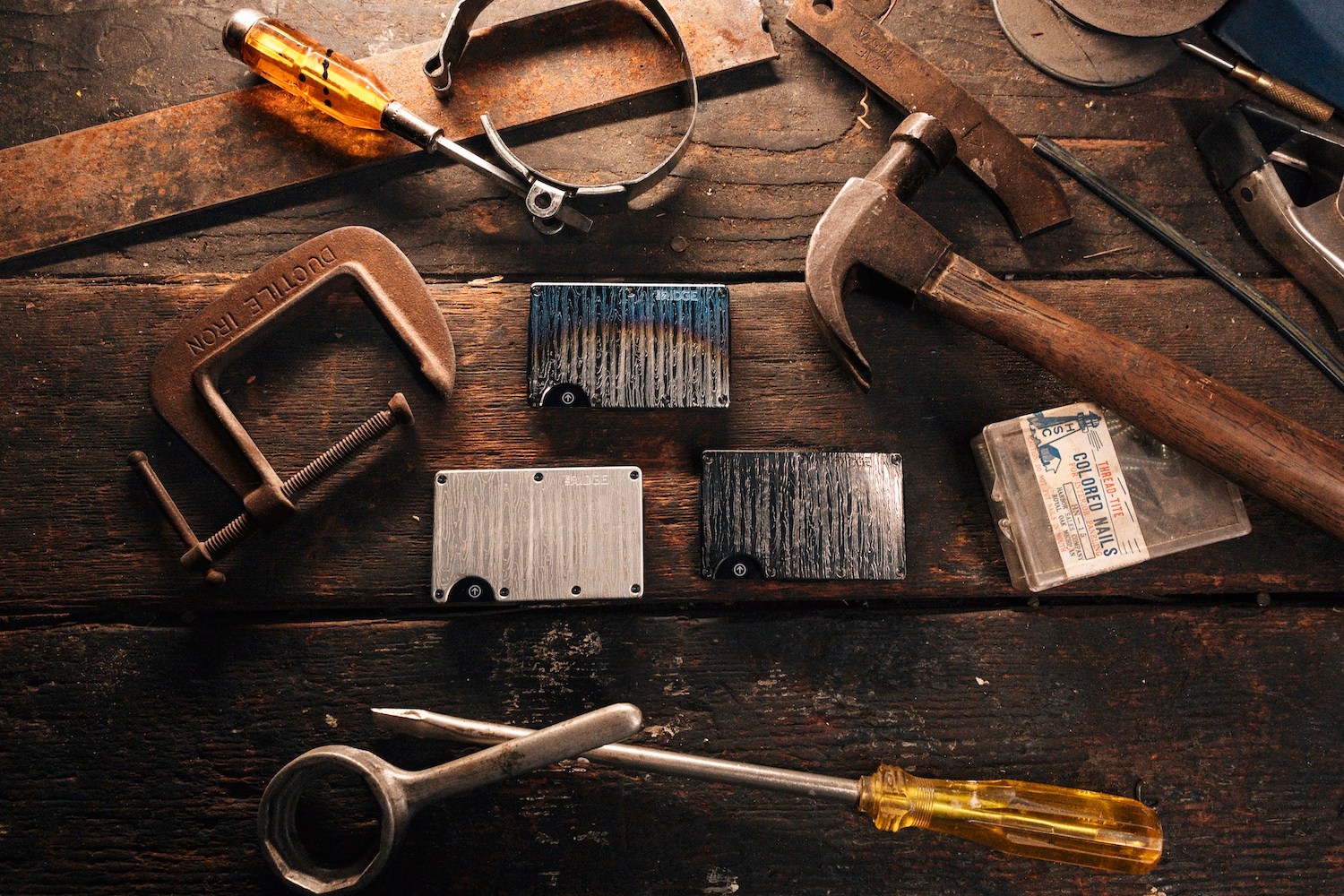 Ridge Wallet Just Dropped A Handsome New Burnt Damascus Wallet - BroBible