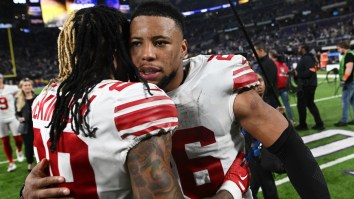 Saquon Barkley’s Post-Game Routine Goes Viral After Giants Beat Vikings