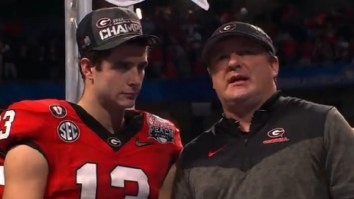 Kirby Smart Awkwardly Rips Into His QB Stetson Bennett After Comeback Win Vs Ohio State