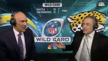 The NFL World Was Disgusted By The Lack Of Enthusiasm Displayed By Al Michaels And Tony Dungy