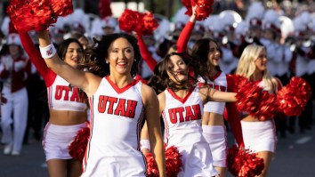 Utah Cheerleader With The Energy Of A Thousand Suns Goes Viral During Rose Bowl