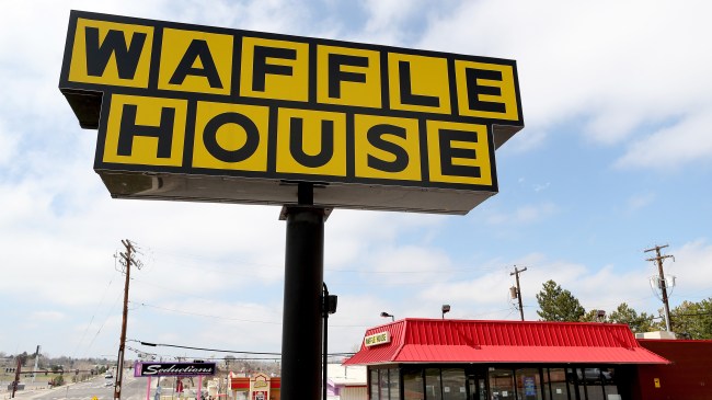 Waffle House restaurant sign