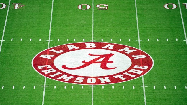 Alabama logo on field