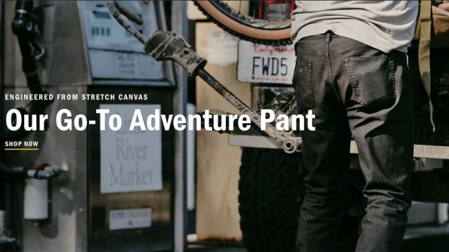 Pick up a pair or two of Proof Rover Pants at Huckberry