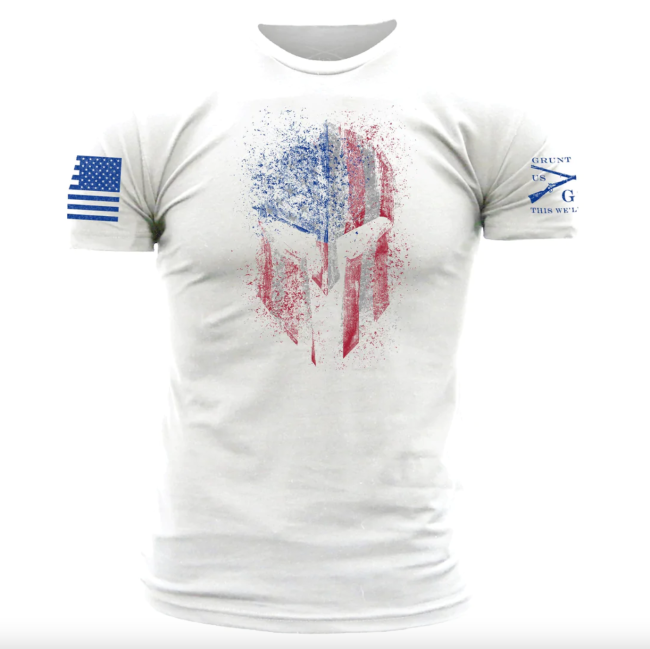 Grunt Style T-shirt with American Spartan logo
