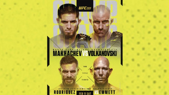 UFC 284:Makhachev vs. Volkanovski