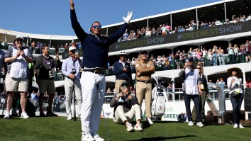 A-Rod Sticks His Shot Next To Pin On No. 16 At Waste Management Open And The Crowd Goes Wild