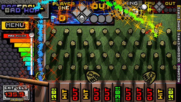 Bad Hop Baseball video game still gameplay image
