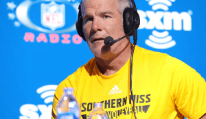 brett favre southern mississippi volleyball shirt