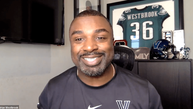 An interview with Brian Westbrook, a Philadelphia Eagles legend.
