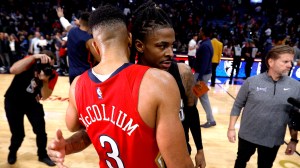 CJ McCollum reacts to Kevin Durant trade