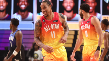 DeMar DeRozan Had The Best Reaction To His All-Star Game Introduction