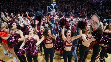 Thousands Of Virginia Tech Fans Erupted After Winning Free Bacon At A Hokies Basketball Game