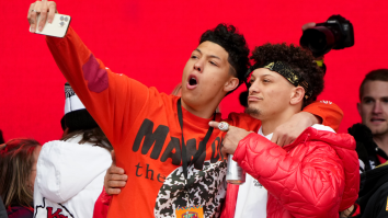 Internet Clowns Jackson Mahomes Over Mechanical Bull TikTok That Can’t Be Unseen