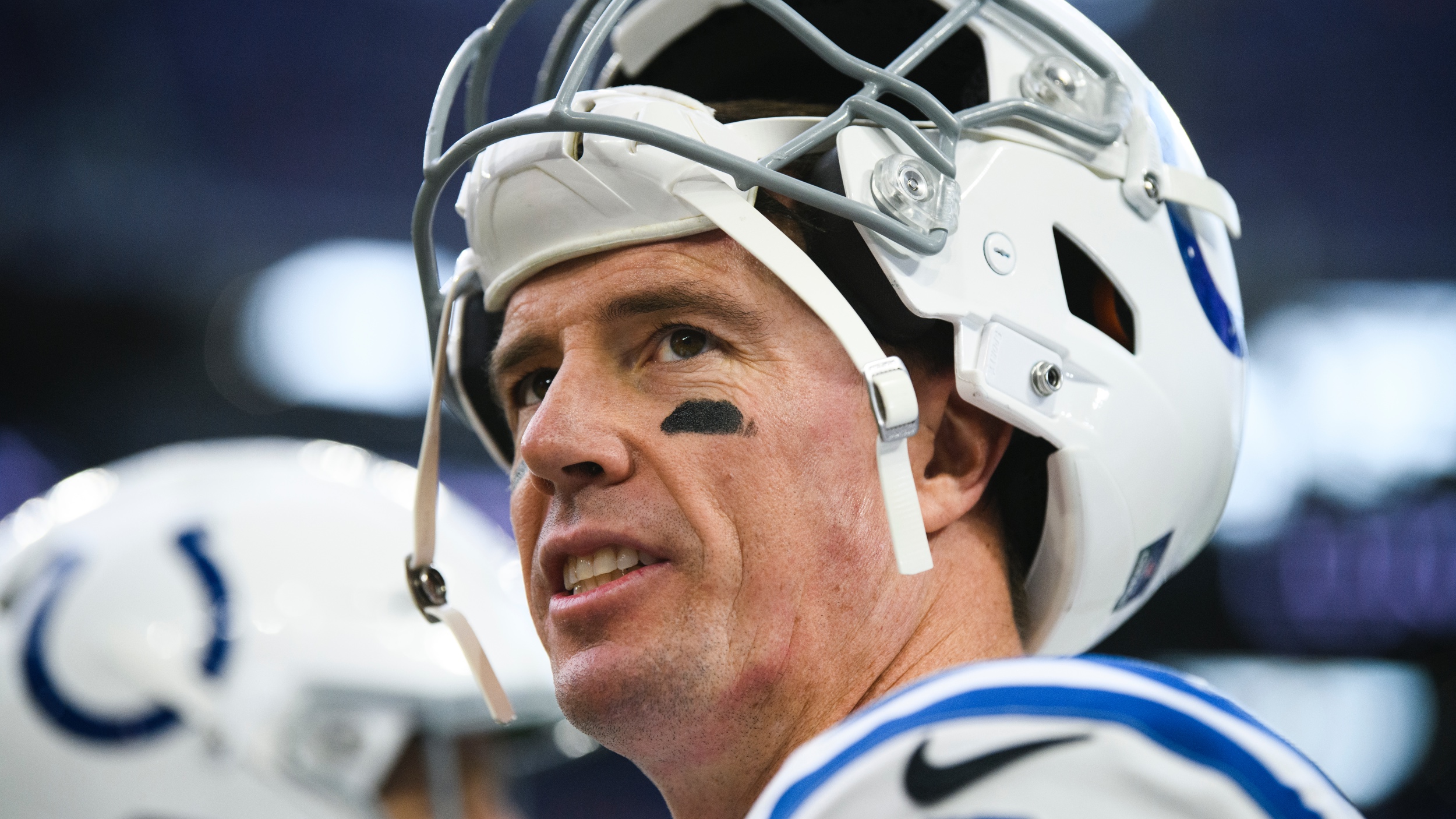 Matt Ryan Indianapolis Colts quarterback with helmet off