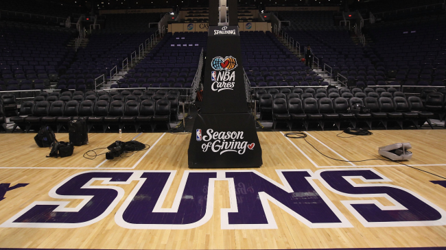 A Phoenix Suns logo.