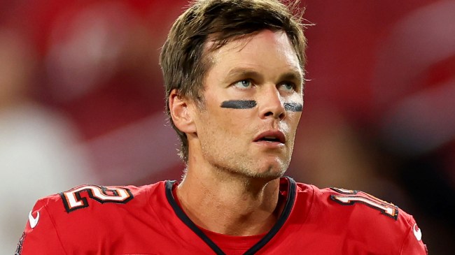 Tom Brady on the Tampa Bay Buccaneers