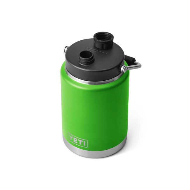 YETI half gallon water jug in bright canopy green color