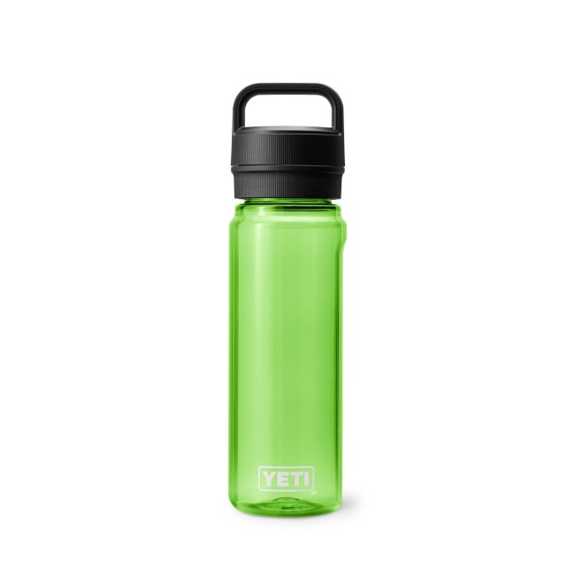 YETI Yonder clear water bottle in bright canopy green color