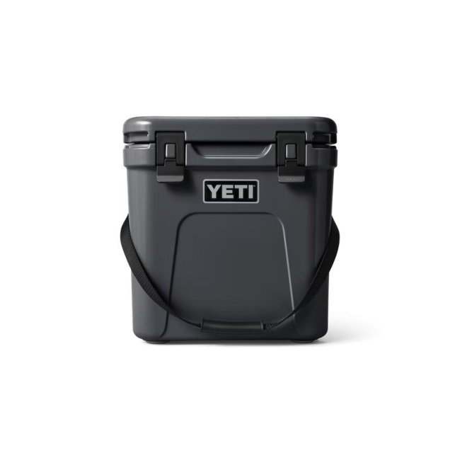 Catalog pic of YETI Roadie 24 Hard Cooler in charcoal color.