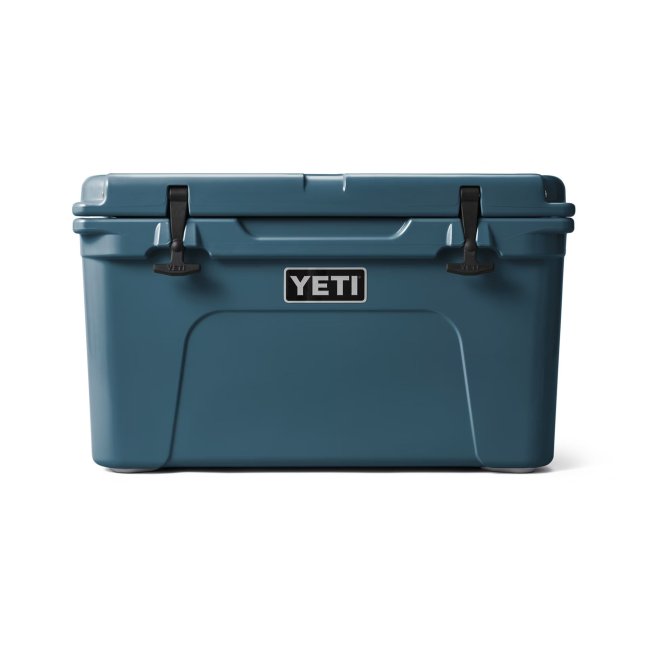 Catalog picture of a YETI Tundra 45 cooler in Nordic Blue color
