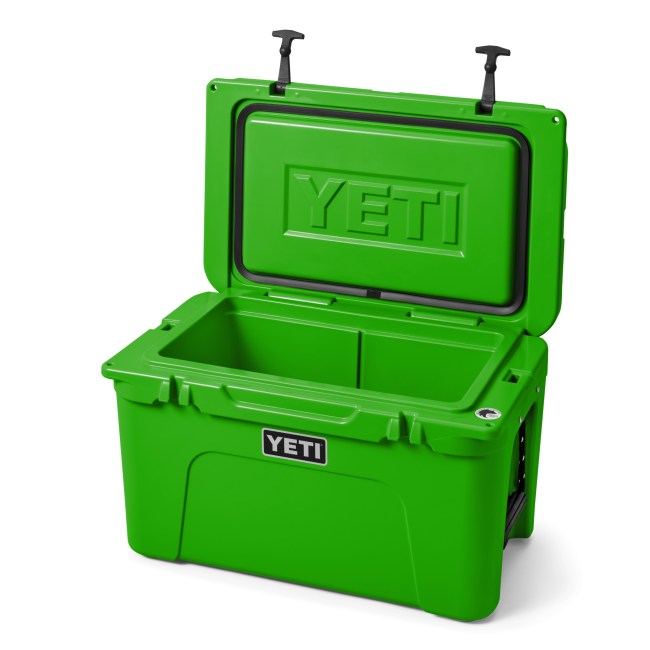 YETI Tundra 45 cooler in bright canopy green color